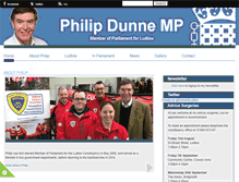Tablet Screenshot of philipdunne.com